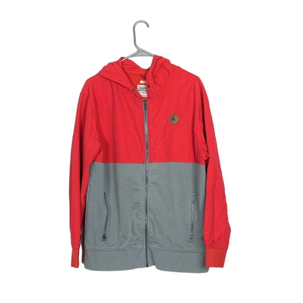 Burton Mens Ravine Hooded Fleece - Flame Heather